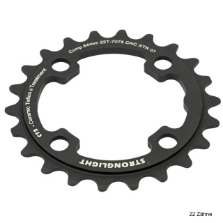 STRONGLIGHT Kettenblatt für Shimano XTR FC-M970 9-fach Kurbel 22 Zähne