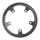GATES Carbon Drive CDX Riemenscheibe vorne 130mm BCD 5-Loch schwarz 60 Zähne