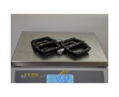 CONTEC Pedale BLACK 22 MTB Aluminium Plattform Pedal inkl. Reflektor