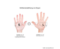 ERGON GP5 Evo Griffe mit Hörnerr Standard lang Gr. L