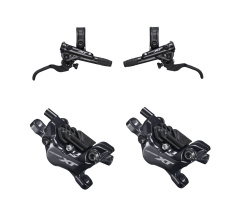 SHIMANO Deore XT M8120 4-Kolben Scheibenbremse BL-M8100 / BR-M8120 mit N03A Resin-Belag