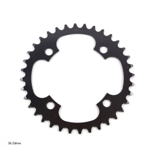 PB Single Speed Kettenblatt Stahl 104mm 4-Loch schwarz - Pinion Rohloff E-Bike