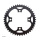 PB Single Speed Kettenblatt Stahl 104mm 4-Loch schwarz - Pinion Rohloff E-Bike