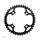 PB Single Speed Kettenblatt Stahl 104mm 4-Loch schwarz - Pinion Rohloff E-Bike