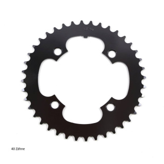 PB Single Speed Kettenblatt Stahl 104mm 4-Loch schwarz - Pinion Rohloff E-Bike 40 Zähne