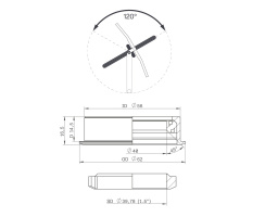 ACROS ZS56 Steuersatz BlockLock Unterteil AZ-56 1.5" Lenkanschlag Edelstahllager 120°