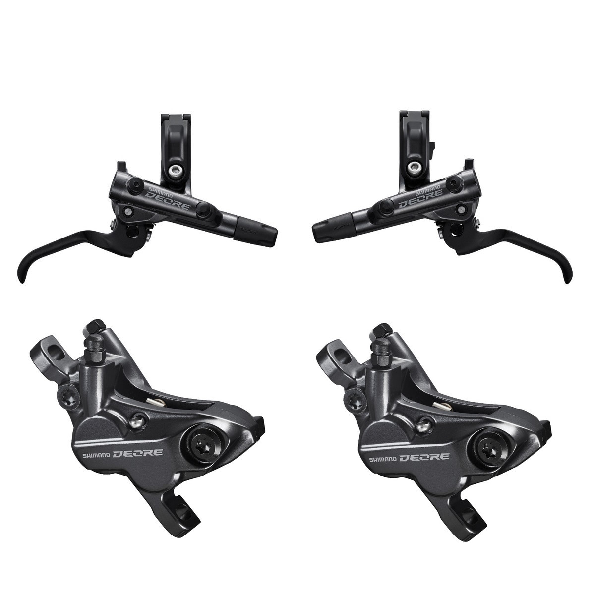 SHIMANO Deore M6120 Scheibenbremse VR & HR Set BL-M6100 & BR-M6120 