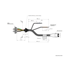 Neodrives Z20 V5 Kabelbaum mit Lichtkabel für 482 Wh Schwenkakku Nr.: 1593396