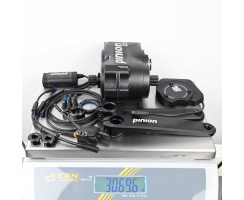 PINION Getriebe C1.12i Smart.Shift - Komplettset P5111 - Trigger TE1 + Akku + Kabel + Kurbel Forge 175mm ohne internes Ladekabel