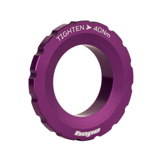 Hope Centerlock Verschlussring für Bremsscheiben lila purple