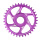 Hope R22 Kettenblatt Shimano STEPS Motor EP801 EP8 EP8 E8000 36 Zähne Boost lila purple