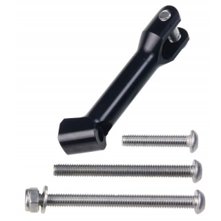 SON Halter Gabel Lampenhalter Edelux Aluminium gefräst