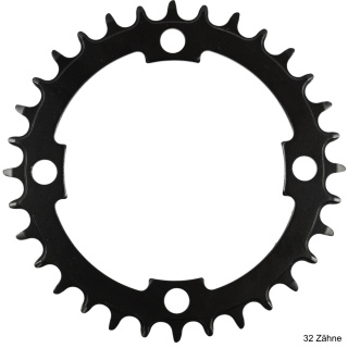 PB Single Speed Kettenblatt narrow wide Stahl 104mm 4-Loch schwarz - Pinion Rohloff E-Bike Bosch Brose