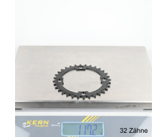 PB Single Speed Kettenblatt narrow wide Stahl 104mm 4-Loch schwarz - Pinion Rohloff E-Bike Bosch Brose