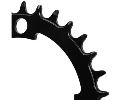 PB Single Speed Kettenblatt narrow wide Stahl 104mm 4-Loch schwarz - Pinion Rohloff E-Bike Bosch Brose 34 Zähne