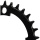 PB Single Speed Kettenblatt narrow wide Stahl 104mm 4-Loch schwarz - Pinion Rohloff E-Bike Bosch Brose 34 Zähne