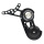 PINION MGU Kettenspanner CT2 Longlife Nr. P8549L & Montageplatte P8554 E-Line 30 Zähne