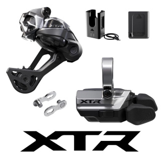 SHIMANO XTR Di2 Schaltungs-Upgrade-Kit Schaltwerk RD-M9250-SGS Hebel SW-M9250-R Schelle