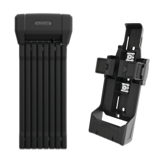 ABUS Bordo Big 6200K Faltschloss 120cm schwarz inkl. SH Halter - Level 13 XPlus Schlüssel