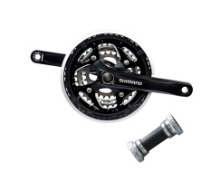 SHIMANO FC-T551 Kurbel 3x10-fach Kurbelgarnitur 48/36/26...