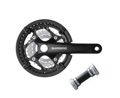 SHIMANO FC-T551 Kurbel 3x10-fach Kurbelgarnitur 44/33/22 Zähne MTB & Trekking