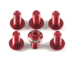Ashima Aluminium Bremsscheibenschrauben rot