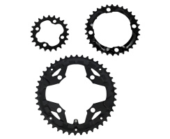 SHIMANO 9-fach Kettenblattset 44-32-22 Zähne ohne...